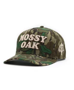 Center Stage Mossy Oak Puff Logo Greenleaf Cap – Solid Back