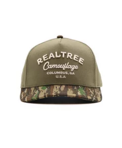 Center Stage Realtree Puff Logo Camo Cap – Solid Back Hunting Hat