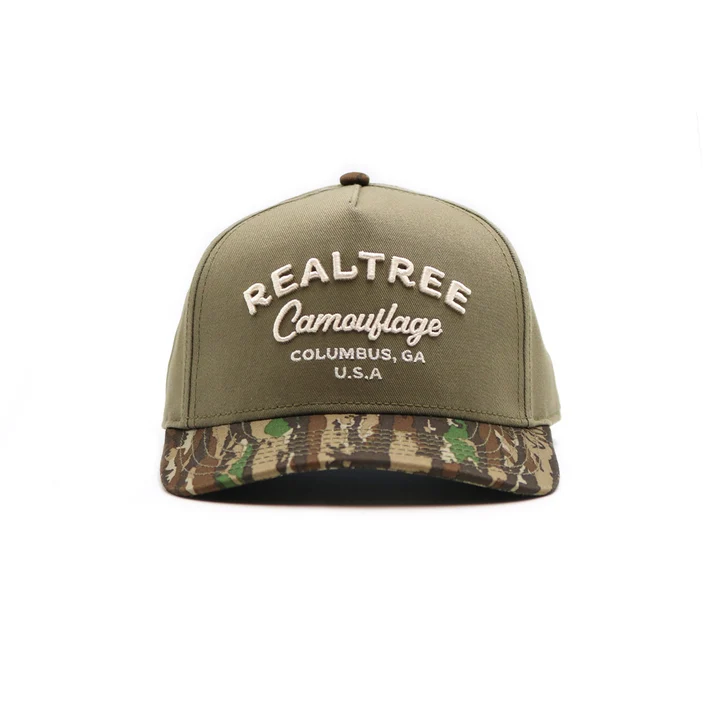 Center Stage Realtree Puff Logo Camo Cap – Solid Back Hunting Hat Center Stage Realtree Puff Logo Camo Cap – Solid Back Hunting Hat