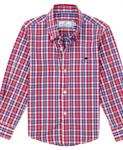 Properly Tied Boys Seasonal Sportshirt USA #LDW000-USA
