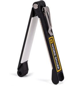 Work Sharp Folding Field Sharpener – Diamond & Ceramic Pocket Knife Sharpener with Guided Angles