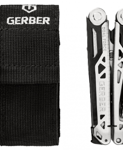 Gerber Dual-Force Multi-Tool with Sheath – Stainless Steel Pliers, Knife & Bit Driver, EDC & Survival Gear