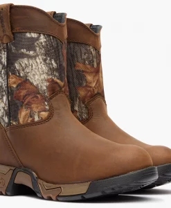 Rocky Kids' Aztec Wellington Boot – Mossy Oak Break-Up, Water Resistant