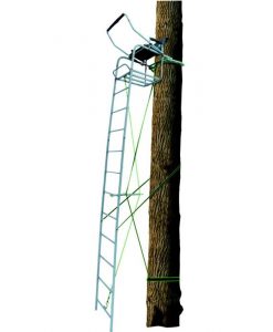 OL'MAN Last Shot 20' Ladder Stand – 20 Foot Hunting Ladder Stand