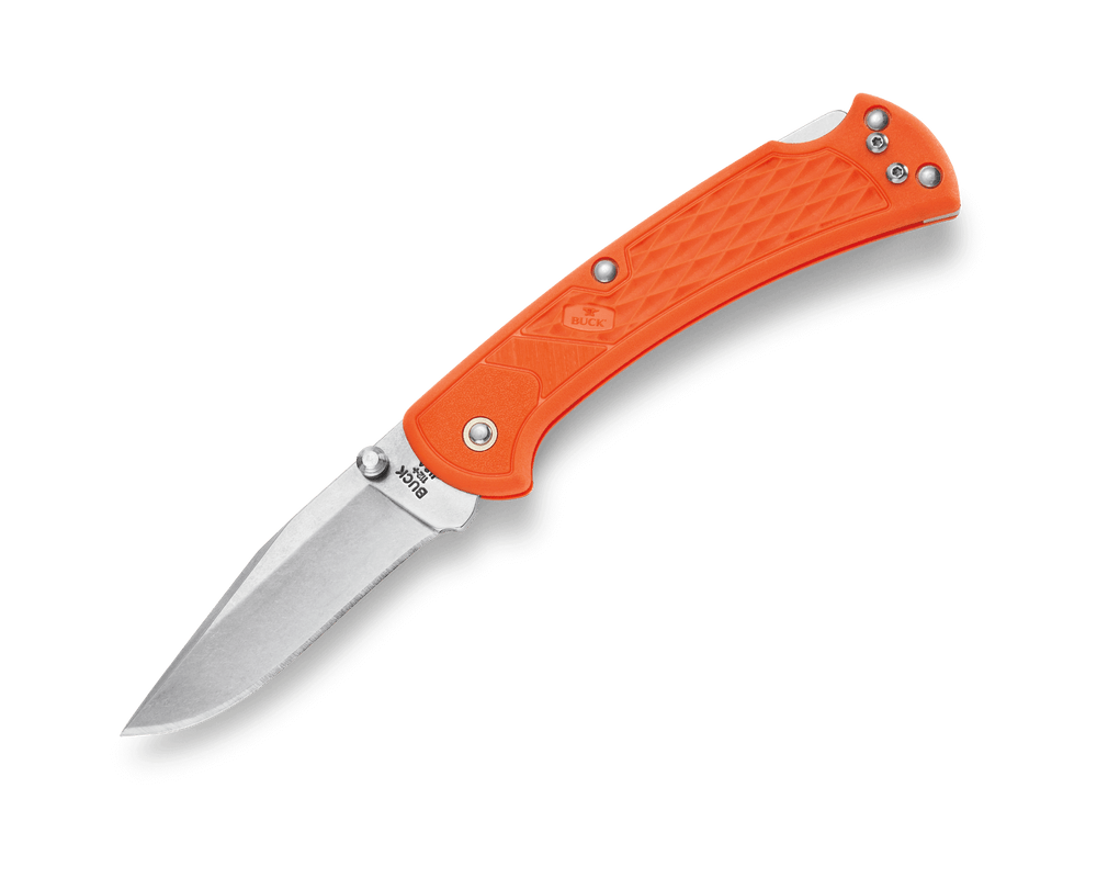 Buck 112 Slim Select Blaze Orange Folding Pocket Knife Buck 112 Slim Select Blaze Orange Folding Pocket Knife