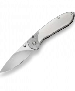 Buck Nobleman Stainless Folding Pocket Knife – Brushed Steel EDC Knife