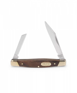 Buck 375 Deuce Woodgrain Folding Pocket Knife – 2-Blade EDC Knife