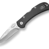 Buck Spitfire Black Folding Pocket Knife – EDC Lockback Knife