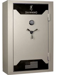 Browning Hunter 49T Putty Gray Gun Safe – 49 Gun Capacity, 95-Min Fire Rating