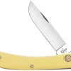 Case 00032 Yellow Sod Buster Jr Pocket Knife