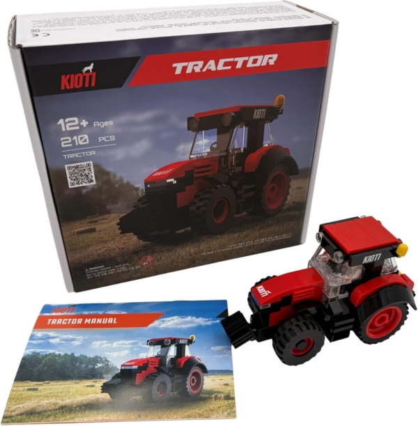 Kioti HX Series Brick Tractor Toy Set – 1:34 Scale, 210 Pieces #DDA25-030-AC Kioti HX Series Brick Tractor Toy Set – 1:34 Scale, 210 Pieces #DDA25-030-AC