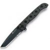 CRKT M16-10KZ Tanto Folding Knife – 3" Partially Serrated Blade with AutoLAWKS Lock