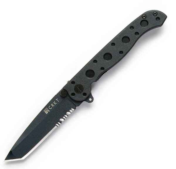 CRKT M16-10KZ Tanto Folding Knife – 3" Partially Serrated Blade with AutoLAWKS Lock CRKT M16-10KZ Tanto Folding Knife – 3" Partially Serrated Blade with AutoLAWKS Lock
