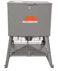 Millennium F-600-00 Dinner Bell 600 LB Deer Feeder -- Digital Timer, 360° Spin Plate