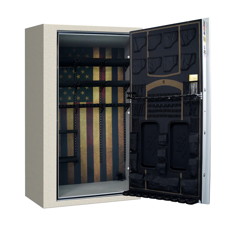 Browning Hunter 49T Putty Gray Gun Safe – 49 Gun Capacity, 95-Min Fire Rating Browning Hunter 49T Putty Gray Gun Safe – 49 Gun Capacity, 95-Min Fire Rating