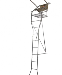 Millennium L-325-SL L325 Wide Load 18' Single Ladder Stand – 24" Platform, ComfortMAX Seat, 300 LB Capacity