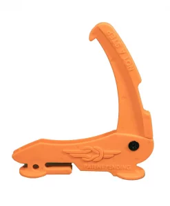 Tethrd Fold N Go Orange Folding Gear Hanger – Lightweight Portable Tree Saddle Hunting Accessory
