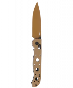 CRKT M16-03XD Desert Tan Folding Knife – 3.12" Spear Point D2 Steel Blade
