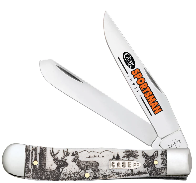 Case Sportsman Series Deer Embellished Folding Pocket Knife – Collectible EDC Knife Case Sportsman Series Deer Embellished Folding Pocket Knife – Collectible EDC Knife