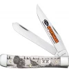Case Sportsman Series Turkey Embellished Trapper Knife – Smooth Natural Bone Handle