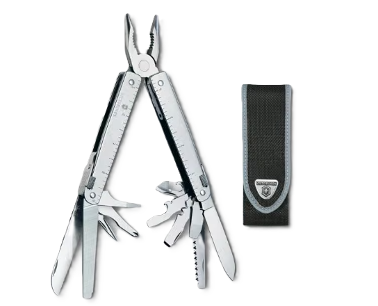30323.N Victorinox SwissTool Multi-Tool with Nylon Pouch – Model 30323 | Stainless Steel Swiss Army Multitool