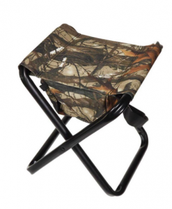 Allen Company 5805 Camo Folding Stool – NextCamo Steel Frame Hunting Seat w/ Storage Pouch & Carry Strap