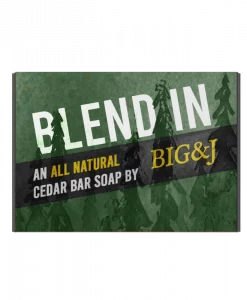 Big & J Blend In Cedar Soap Bar 4oz – Hunting Scent Elimination #BICSOAP