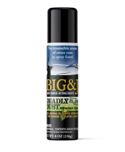 Big & J Deadly Dust Deer Attractant Spray 8oz – Sweet Corn Aroma
