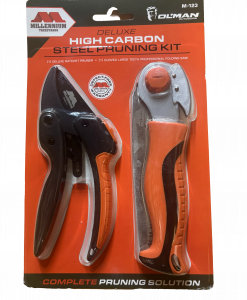 Millennium Deluxe High Carbon Steel Pruning Kit – Heavy-Duty Garden Pruning Shears & Tools Set