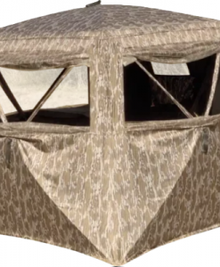 Ol' Man Buck Shot Ground Blind – Mossy Oak Bottomland, 65"x65"