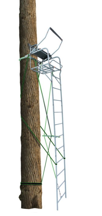 Ol' Man Final Shot 17' Ladder Stand - 2-Person Hunting Tree Stand Ol' Man Final Shot 17' Ladder Stand - 2-Person Hunting Tree Stand