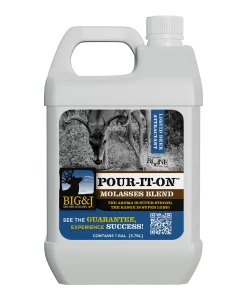 Big & J Pour-It-On Molasses Liquid Deer Attractant – 1 Gallon #BB2-PIO-MOCSPK