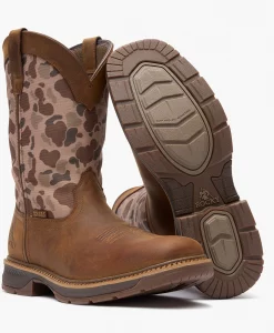Rocky Ride LTE 11" Waterproof Western Boot – Full-Grain Leather