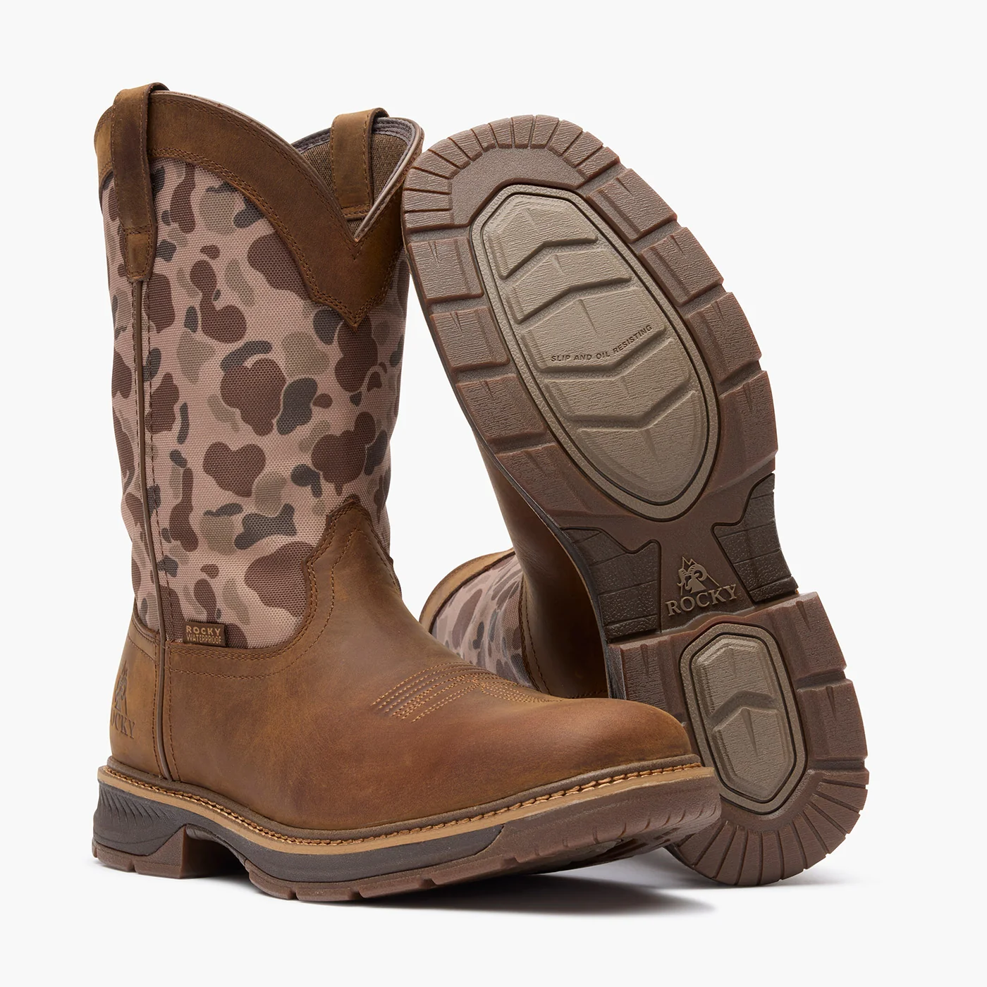 Rocky Ride LTE 11" Waterproof Western Boot – Full-Grain Leather Rocky Ride LTE 11" Waterproof Western Boot – Full-Grain Leather