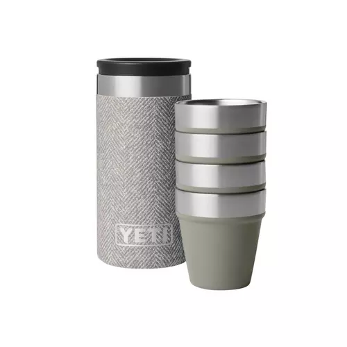 YETI Shot Glasses with Carrying Case – Set of 4, Stainless Steel #21071508319 YETI Shot Glasses with Carrying Case – Set of 4, Stainless Steel #21071508319