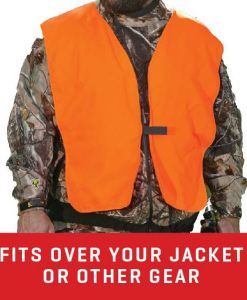 Allen Big Man Hunting Vest – Blaze Orange Safety Vest for Big & Tall Hunters #15753