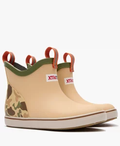 XTRATUF Big Kids' Ankle Deck Boot – 100% Waterproof, Slip-Resistant