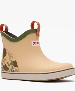 XTRATUF Little Kids' Ankle Deck Boot – 100% Waterproof, Slip-Resistant