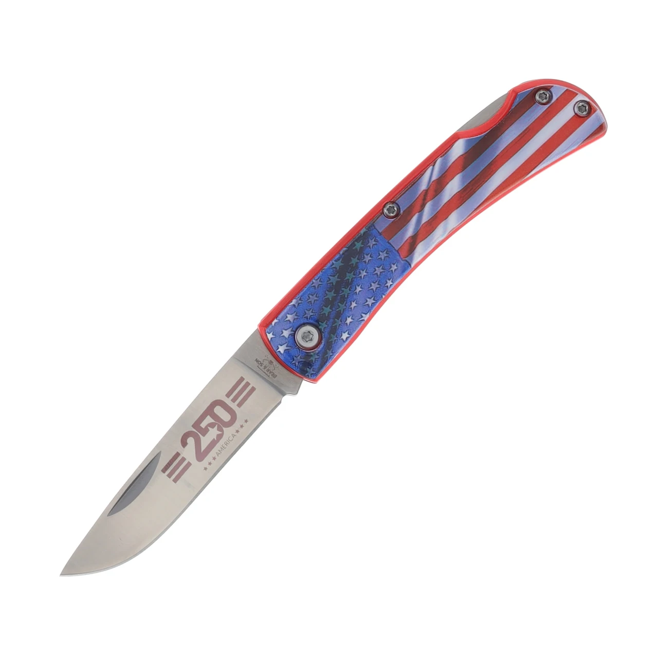 Bear & Son Farmhand Lockback Knife – 250th USA Anniversary, Red Flag Bear & Son Farmhand Lockback Knife – 250th USA Anniversary, Red Flag