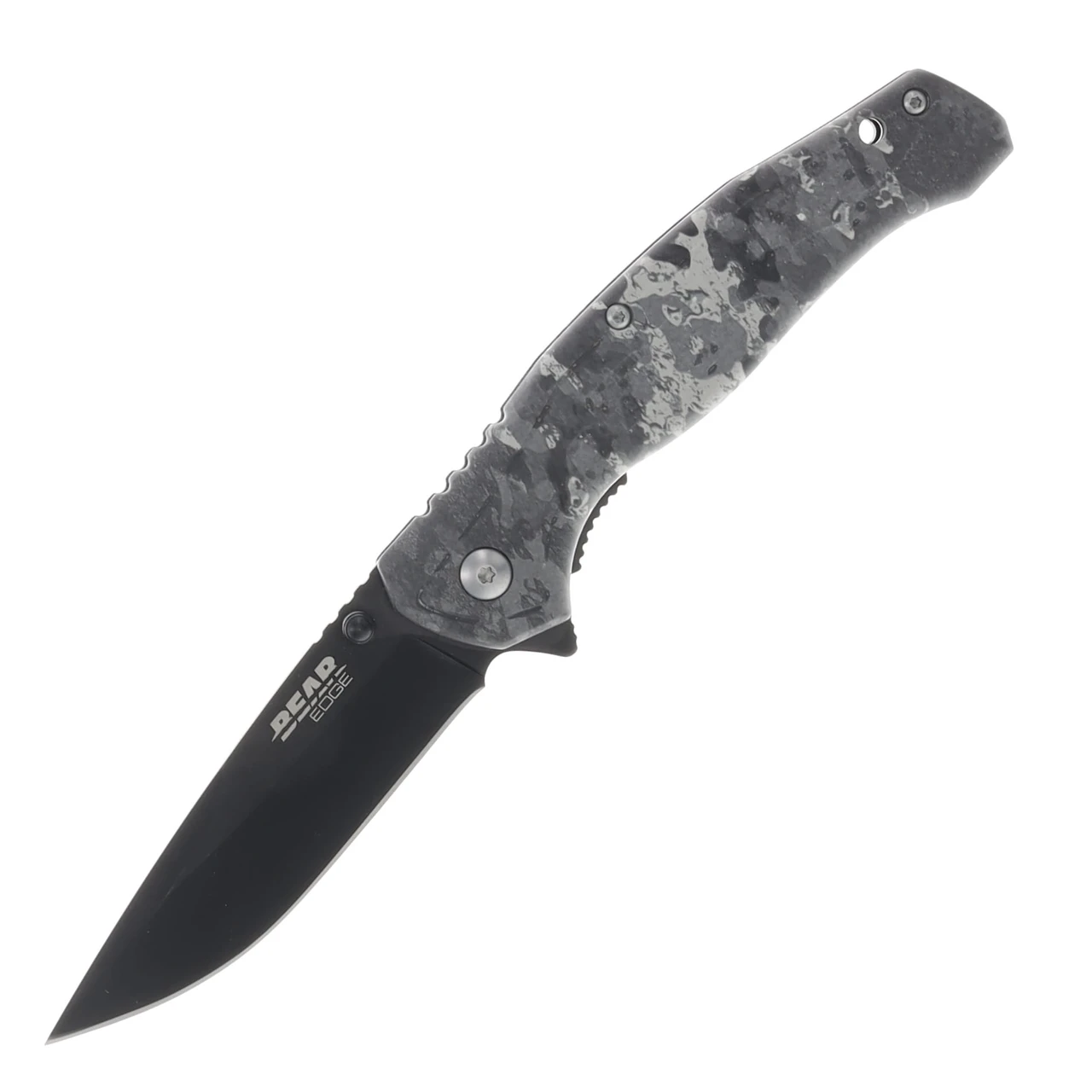 Bear & Son Bear Edge Brisk 2.0 Assisted Knife – Midnight Camo, Black Blade Bear & Son Bear Edge Brisk 2.0 Assisted Knife – Midnight Camo, Black Blade