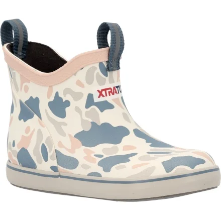 XTRATUF Big Kids' Ankle Deck Boot, Duck Camo – 100% Waterproof XTRATUF Big Kids' Ankle Deck Boot, Duck Camo – 100% Waterproof