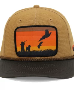 Paramount Outdoors Canvas Upland Flush Patch Hat – Wax Cloth Visor