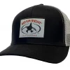 Rig'Em Right Black Front Trucker Hat – Mesh Back, Adjustable