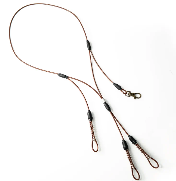 Rolling Thunder Stainless Steel Cable Lanyard LG-041-BRN Rolling Thunder Stainless Steel Cable Lanyard LG-041-BRN