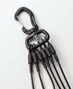 Rolling Thunder Stainless Steel Duck Tote with Carabiner, Black #LG033SLTOTEBLK