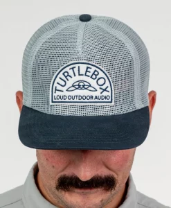 Turtlebox All-Mesh Blue Cap – Snap-Back, Breathable Mesh