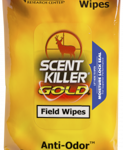 Wildlife Research Center Scent Killer Gold Field Wipes, 24 Pack – Unscented, Anti-Odor #1295