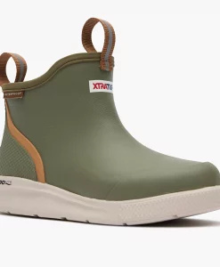 XTRATUF Big Kids' Ankle Deck Boot Sport – 100% Waterproof