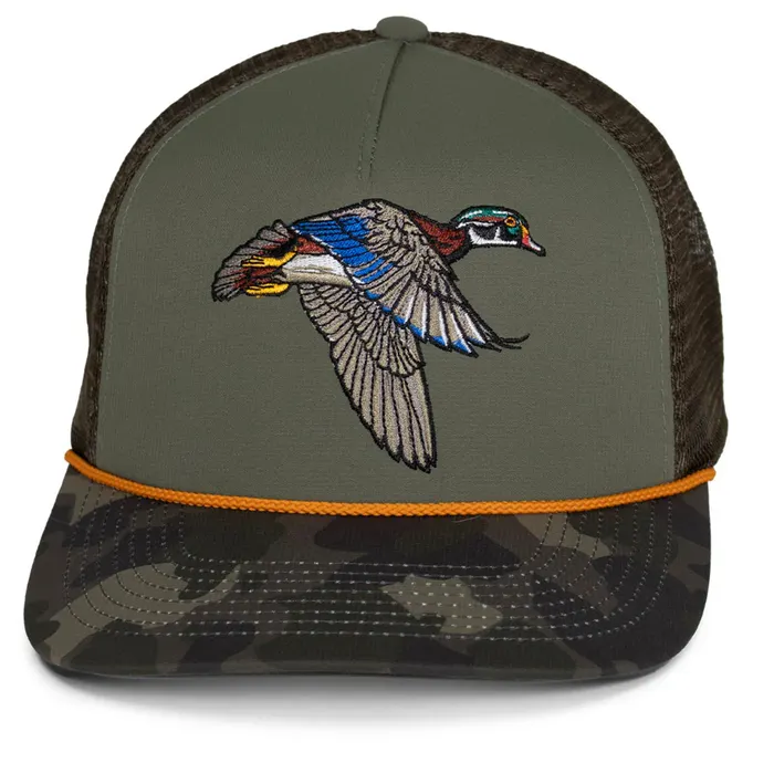 Paramount Outdoors Flying Wood Duck 5-Panel Trucker Hat Paramount Outdoors Flying Wood Duck 5-Panel Trucker Hat