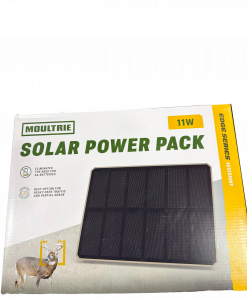 Moultrie 11W Solar Power Panel MMA-14286 – Trail Camera Solar Charger with Built-In Battery, USB-C